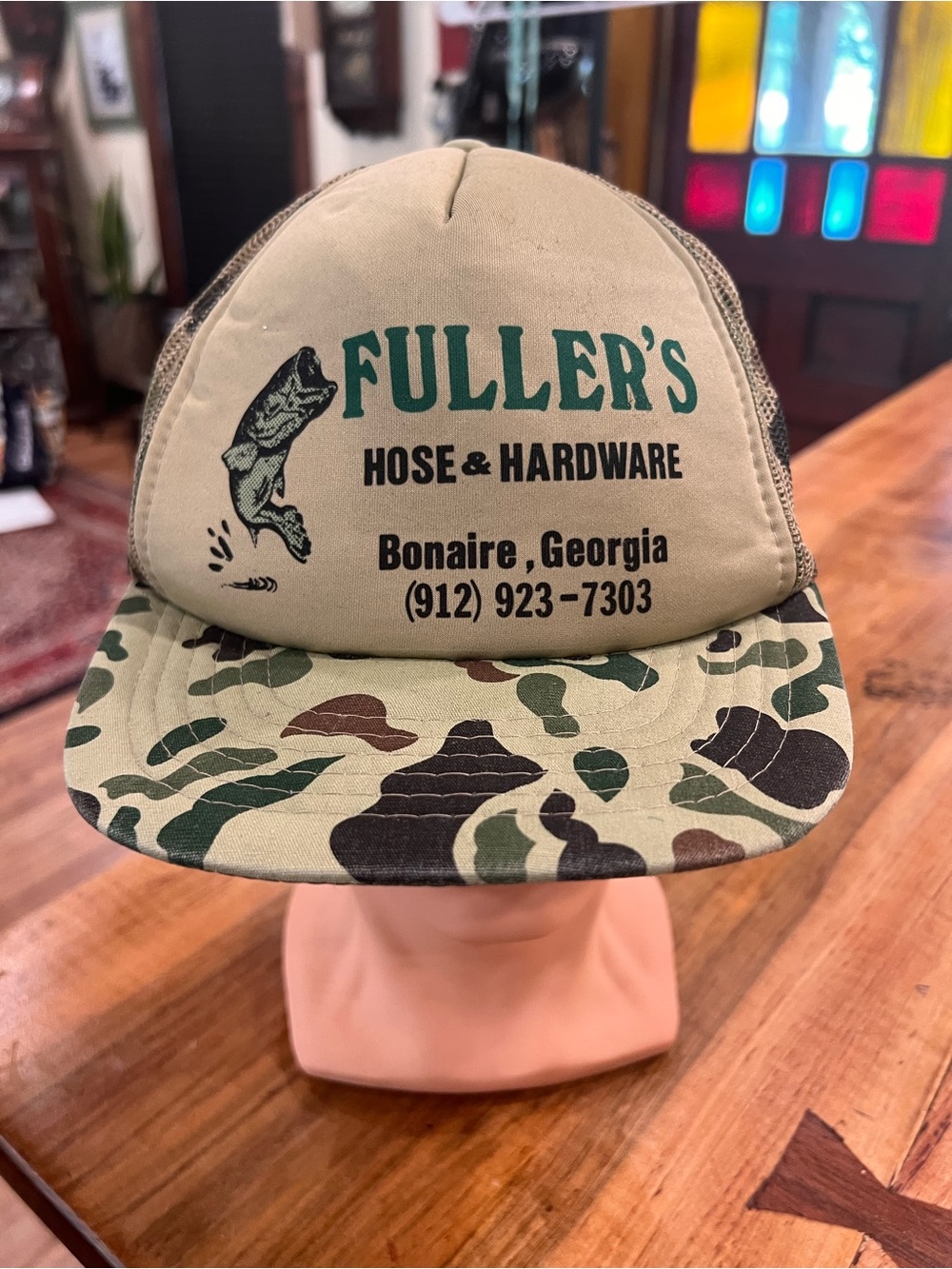 Hose & Hardware Tan Camouflage Trucker Hat